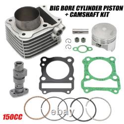 150cc Big Bore Cylinder Piston Upgrade Camshaft Kit For SUZUKI DR-Z125 DRZ125 US