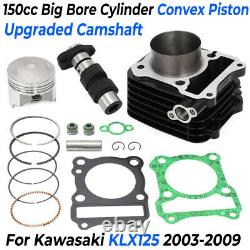 150cc Big Bore Cylinder Upgraded Camshaft Piston Kit For Suzuki DRZ125 1994-2021