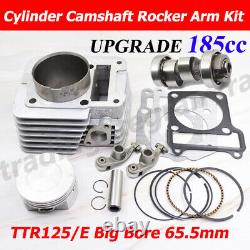 185CC Big Bore 65.5mm Cylinder Piston Camshaft Rocker Arm Kit For Yamaha TTR125