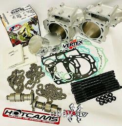 2012+ Brute Force 750 Big Bore 840 Cylinders 90 mil Hotcams Top End Rebuild Kit