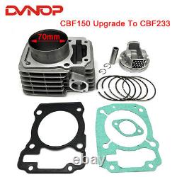 233cc 70MM Big Bore Cylinder Piston Kits for Honda XR150 XR 150 CBF150 CRF150F