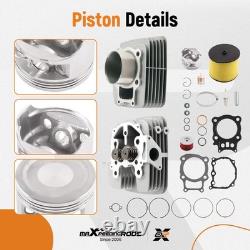 355cc Big Bore Cylinder Head Piston Kit for Honda Rancher 350 TRX350 2000-2006