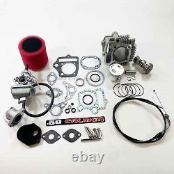 50 Caliber Racing 88cc Stage 2 Big Bore Top End Kit Honda XR70 CRF70 All Years