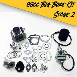 50 Caliber Racing Stage 2 Vintage 88cc Big Bore Kit for Honda Z50A K1 K2 K3 K4
