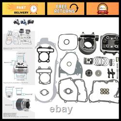 57.4mm Big Bore Cylinder Kit for 150cc GY6 157QMJ Engine 4-Stroke Scooter Rebu