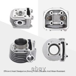 57.4mm Big Bore Cylinder Kit for 150cc GY6 157QMJ Engine 4-Stroke Scooter Rebu