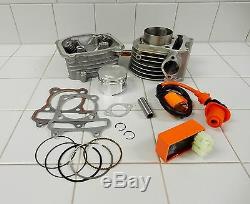 61mm BIG BORE KIT (172cc) ENGINE REBUILD KIT FOR SCOOTERS With 150cc GY6 MOTOR #5