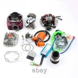 70cc Big Bore Cylinder Kit 47mm For Yamaha JOG 50 Minarelli 1E40QMB Carb Coil