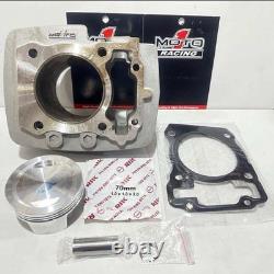 70mm Big Bore Kit Cast Iron Cylinder Forged Piston for Honda CRF150F 2006-17
