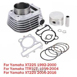 70mm For Yamaha XT225 TTR225 Cylinder Piston Gasket Top End Kit Set Big Bore