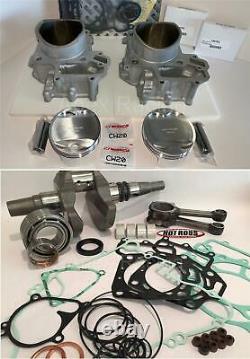 750 BRUTE FORCE 05-14 REBUILD (+6 860cc) Top Bottom Big Bore Cylinder Crank Kit