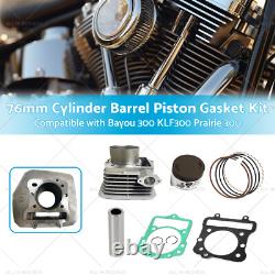 76mm Engine Cylinder Big Bore Kit Suitable For Bayou 300 KLF300 Prairie 300