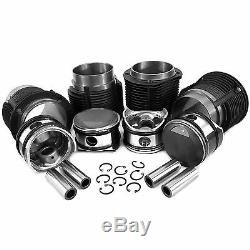 86mm Porsche 356C/912 Big Bore Piston & Cast Cylinder Kit