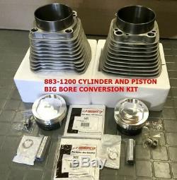 883-1200 CYLINDER & Siffton PISTON BIG BORE CONVERSION KIT 9.51 SPORTSTER 04 +