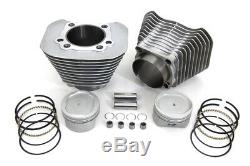 883 To 1200 Silver Cylinder Piston Big Bore Conversion Kit Harley Sportster 04+