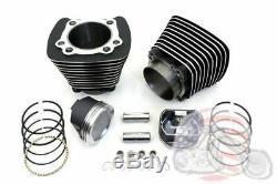 883 to 1200 Black Cylinder 9.51 Piston Big Bore Conversion Kit Harley Sportster