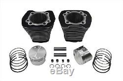 88 Evolution Big Bore Cylinder Kit Black fits Harley-Davidson