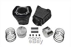 88 Evolution Big Bore Cylinder Kit Black fits Harley-Davidson