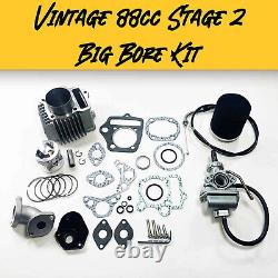 88cc Stage 2 Vintage Big Bore Kit for Honda CT70 SL70 ATC70 TRX70 50 Caliber