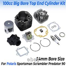 90-100cc Big Bore Top End Cylinder Kit For Polaris Sportsman Scrambler Predator