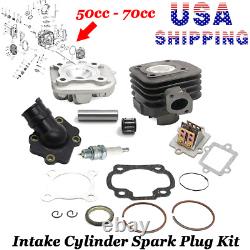 ATV Big Bore 50cc-70cc Top End Cylinder Kit For Polaris Predator Scrambler 50 US