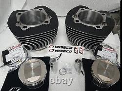 BIG BORE 98 KIT TWIN CAM HARLEY DAVIDSON 88 To 98 cid Upgrade Rings Fitted