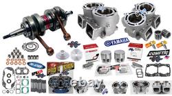 BPRATV Banshee 421 Stroker Big Bore Kit ARES 68mm Cylinders Wiseco Pistons Head
