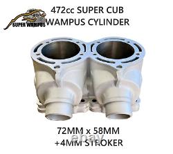 Banshee 472 Supercub Wampus Ported Cylinder 72X58 4mm CP Industries Big Bore Kit