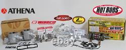 Banshee Athena Wiseco 66mm Big Bore 409 Stroker Crank Pistons Pro Head Domes Cub