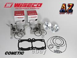 Banshee Athena Wiseco 66mm Big Bore 409 Stroker Crank Pistons Pro Head Domes Cub