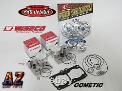 Banshee Athena Wiseco 66mm Big Bore 409cc Sneaker Stroker Crank Pistons Pro Head