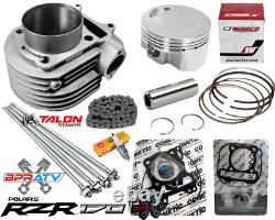 Best RZR 170 63mm Big Bore Kit +2mm Cylinder Wiseco Piston 200cc Top End Rebuild