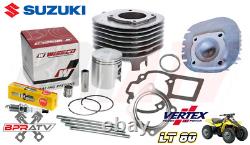 Best Suzuki LT80 Big Bore Kit 52mm LT-80 Quad Sport +2 mil Top End Rebuild Parts