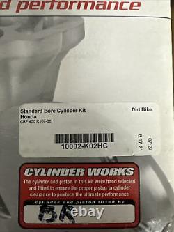 Big Bore Cylinder Kit 96.00mm Honda CRF450R 07-08 Cylinder Works 10002-K02HC