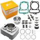 Big Bore Cylinder Piston Camshaft Rocker Arm 58mm 120cc Kit For Honda Crf100f