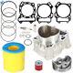 Big Bore Cylinder Piston Gasket Air Filter Kit For 2003-2014 Suzuki Ltz400/434cc