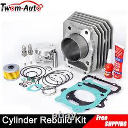 Big Bore Cylinder Piston Gasket Rebuild Kit ATV for Honda Fourtrax 300 TRX300 FW