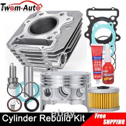 Big Bore Cylinder Piston Gasket Rebuild Kit ATV for Honda Fourtrax 300 TRX300 FW