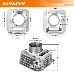 Big Bore Cylinder Piston Gasket Rebuild Kit ATV for Honda Fourtrax 300 TRX300 FW