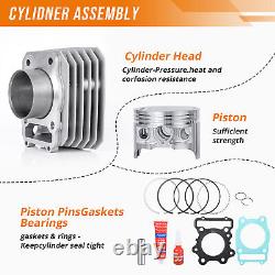 Big Bore Cylinder Piston Gasket Rebuild Kit ATV for Honda Fourtrax 300 TRX300 FW