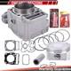 Big Bore Cylinder Piston Gasket Top End Kit For Polaris Scrambler 500 1997-2012