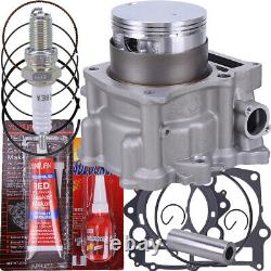 Big Bore Cylinder Piston Gasket Top End Rebuild Kit For Yamaha Rhino 660 2004-07