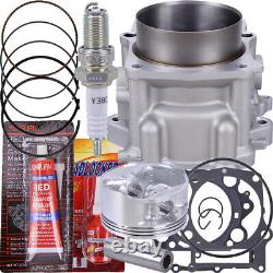 Big Bore Cylinder Piston Gasket Top End Rebuild Kit For Yamaha Rhino 660 2004-07