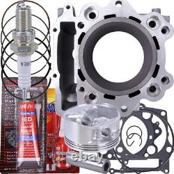 Big Bore Cylinder Piston Gasket Top End Rebuild Kit For Yamaha Rhino 660 2004-07