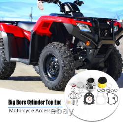 Big Bore Cylinder Top End Kit Fit For 2007-2020 Honda TRX 420 Rancher 420 to 500