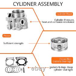 Big Bore Engine Cylinder Piston Gasket Ring Kit For Yamaha Raptor 660R 2001-2005