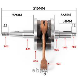 Big Bore For Yamaha Blaster 200 YFS200 Cylinder Crank Bearing Piston Rebuild Kit