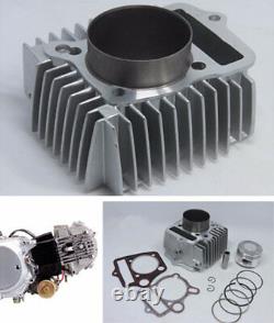 Big bore 54mm cylinder kit piston ring gasket change 110cc to 125cc Dirt Pit ATV