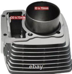 CG250 70mm Big Bore Kit Black Hawk Performance Package Hawk, TaoTao, Xpro etc