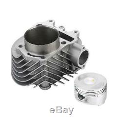 For GY6 150CC 200CC BIG BORE KIT SET CYLINDER HEAD PISTON GASKET TOP END 61mm